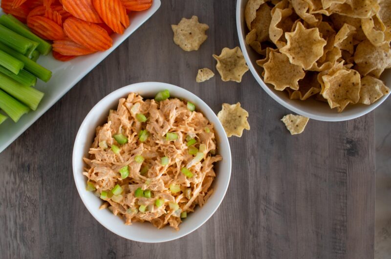 Cold Buffalo Chicken Dip (without Cream Cheese)