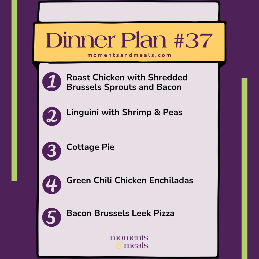 Weekly Dinner Plan #37